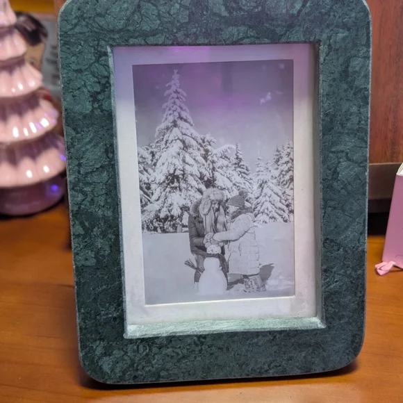 Marble Green Photo Frame - Picture 1 of 8